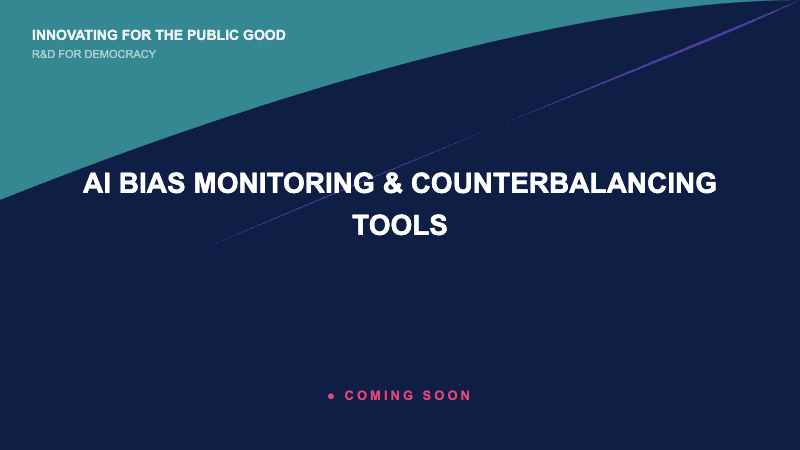 AI Bias Monitoring and Counterbalancing Tools