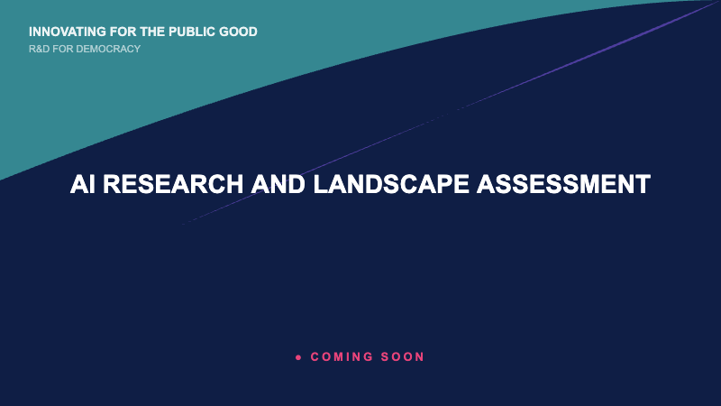 AI Research and Landscape Assessment