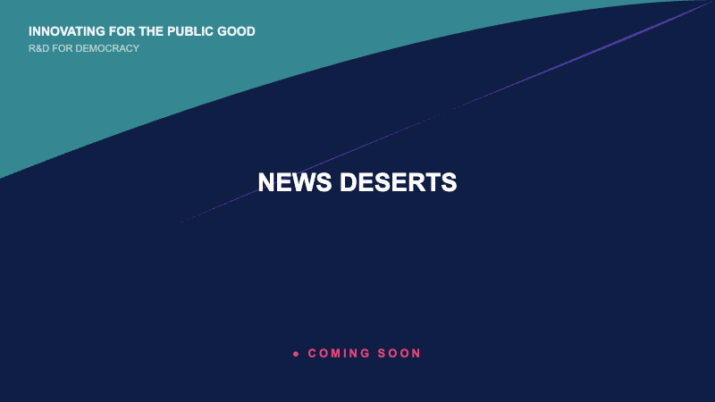 News Deserts
